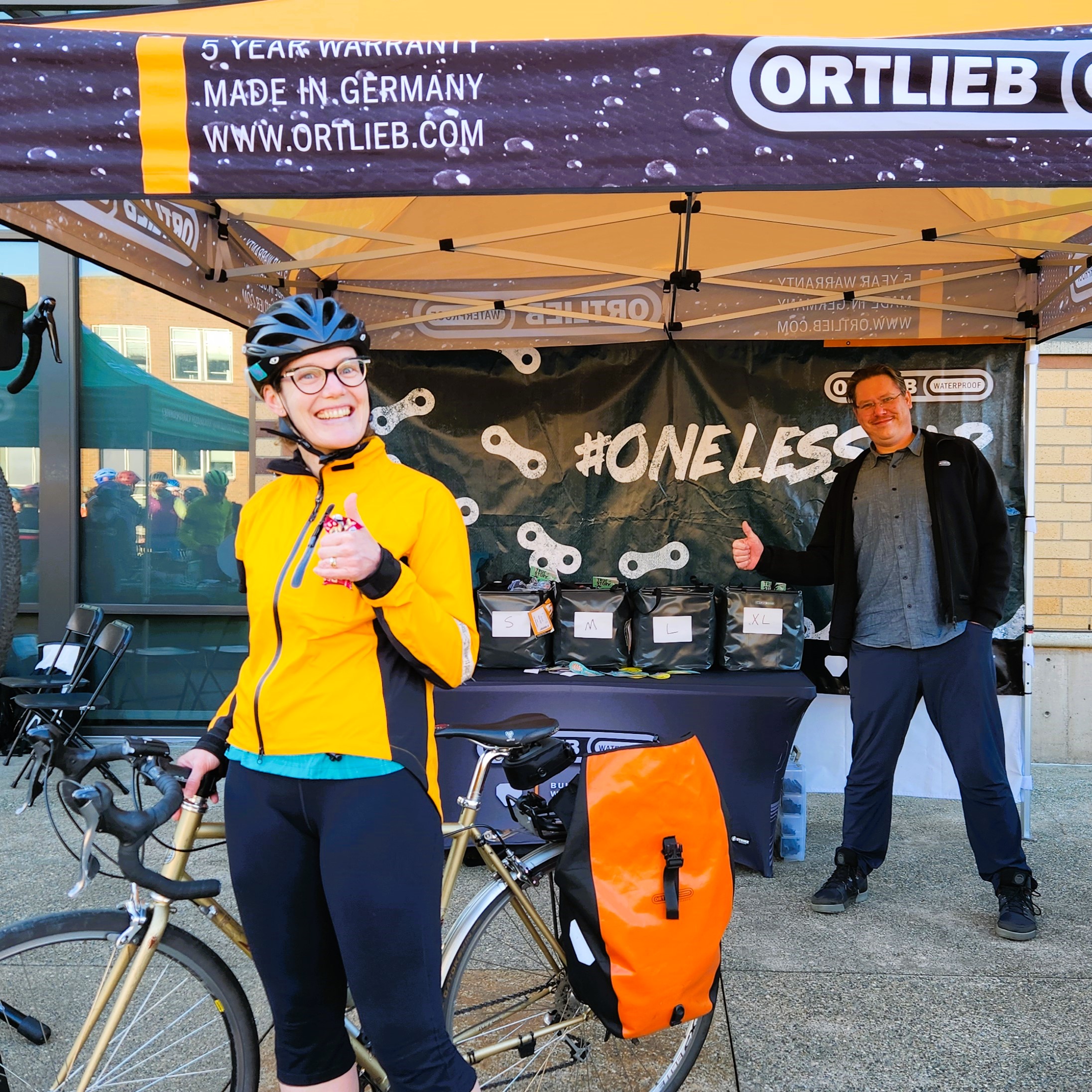 Ortlieb always supports our Fremont Celebration Station. Thumbs up!